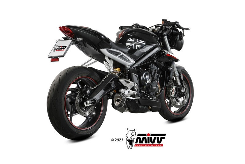  Delta Race Black Stainless Steel Exhaust