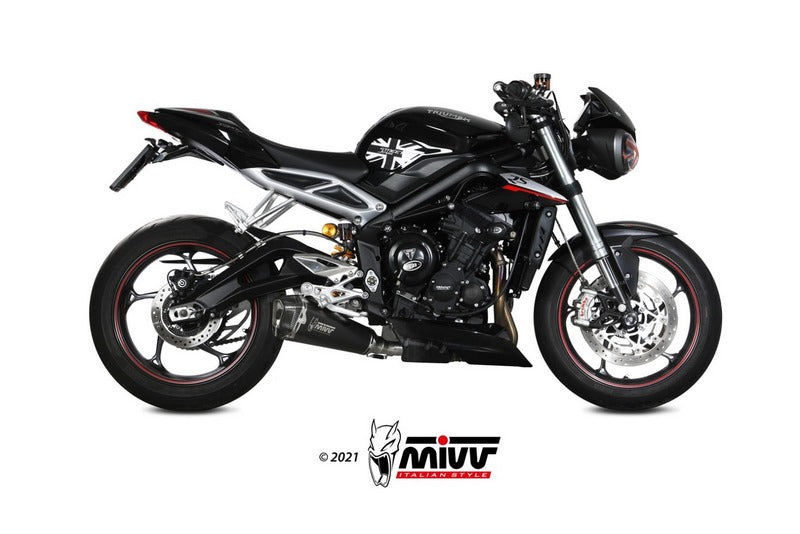  Delta Race Black Stainless Steel Exhaust
