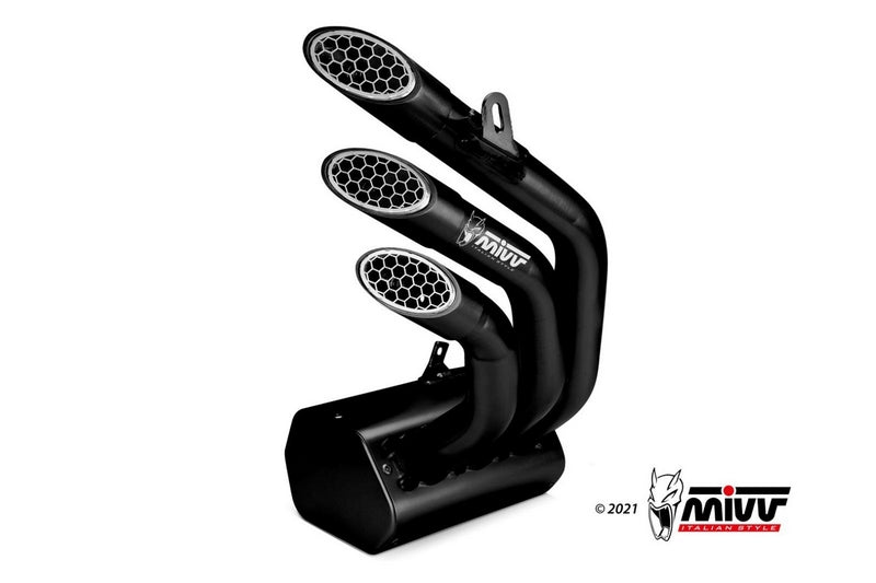  Speed Edge Black Stainless Steel Exhaust