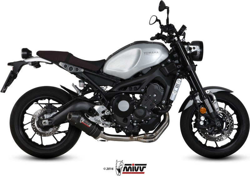 SPORT Full sys. 3x1 Muffler OVAL CARBON carbon cap WITH CATALYZER CONVERTING KIT 