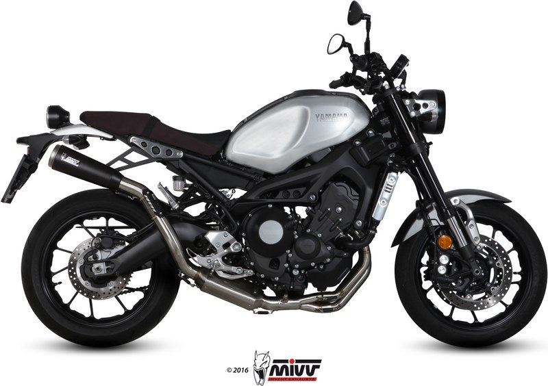 SPORT Full sys. 3x1 Muffler GHIBLI CERAMIC BLACK STAINLESS STEEL WITH CATALYZER CONVERTI