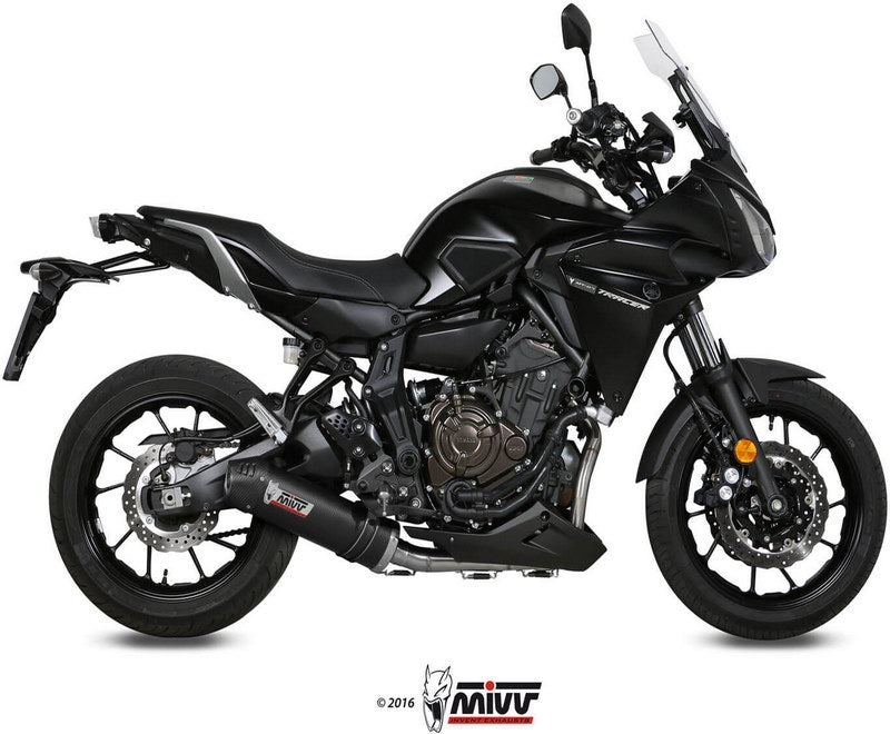 SPORT Full sys. 2x1 Muffler OVAL CARBON carbon cap WITH CATALYZER CONVERTING KIT 