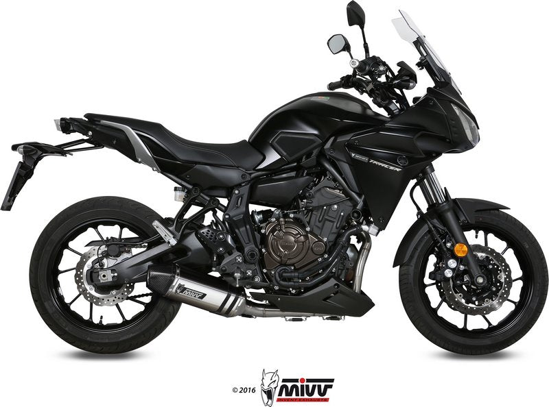 SPORT Full sys. 2x1 Muffler SPEED EDGE STAINLESS STEEL carbon cap WITH CATALYZER CONVERT