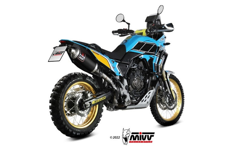  Dakar Black Stainless Steel Exhaust