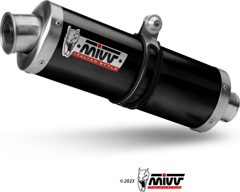 OVAL BLACK STAINLESS STEEL SLIP-ON Standard