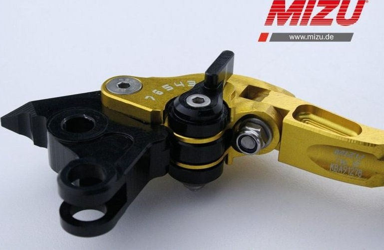 Mizu ブレーキレバー ABE認可品 ゴールド | 309G1157005