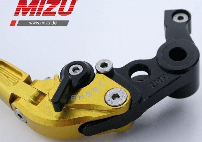 Mizu ブレーキレバー ABE認可品 ゴールド | 309G1254007