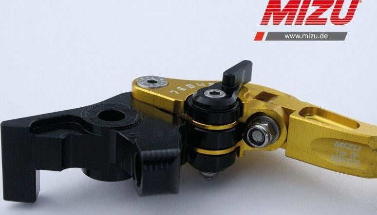 Mizu ブレーキレバー ABE認可品 ゴールド | 309G1258099