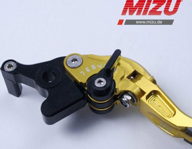 Mizu ブレーキレバー ABE認可品 ゴールド | 309G1362508
