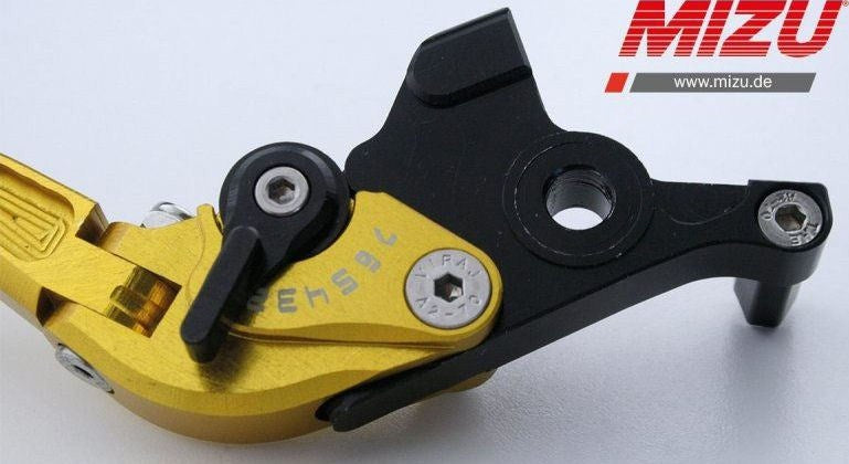 Mizu ブレーキレバー ABE認可品 ゴールド | 309G1997006