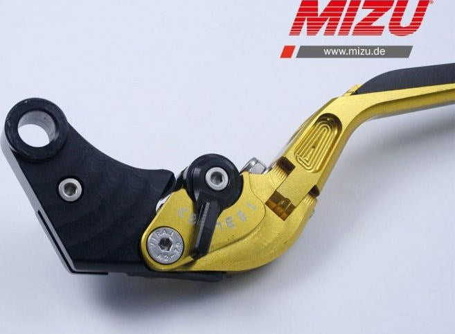 Mizu クラッチレバー ABE認可品 ゴールド | 309G2087009