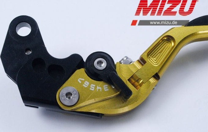 Mizu クラッチレバー ABE認可品 ゴールド | 309G2096003