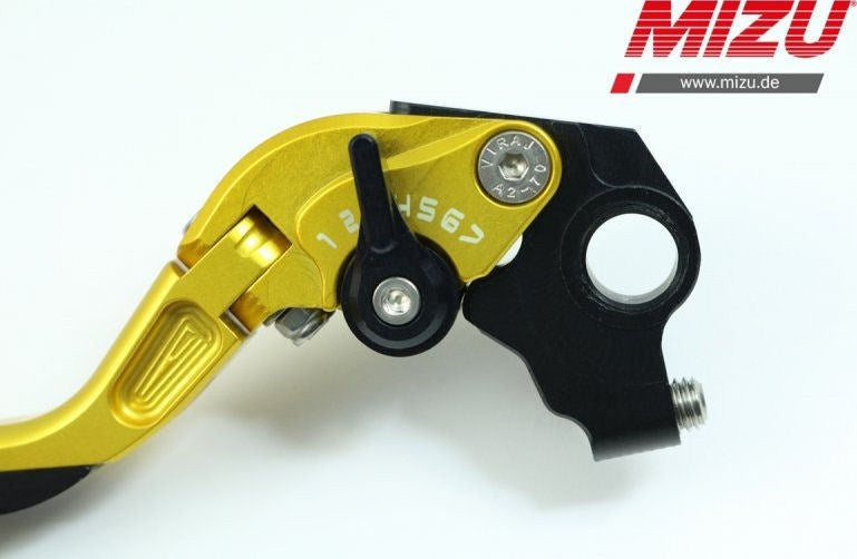 Mizu クラッチレバー ABE認可品 ゴールド | 309G2155008