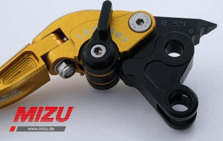 Mizu クラッチレバー ABE認可品 ゴールド | 309G2157005