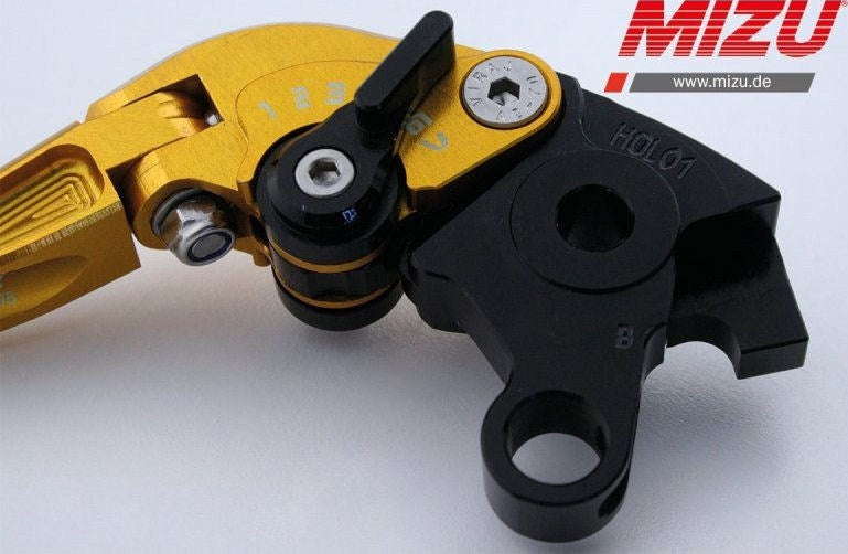 Mizu クラッチレバー ABE認可品 ゴールド | 309G2367003