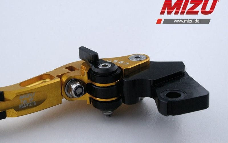 Mizu クラッチレバー ABE認可品 ゴールド | 309G2651511