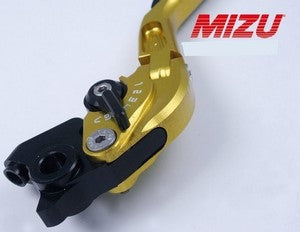 Mizu クラッチレバー ABE認可品 ゴールド | 309G2658513