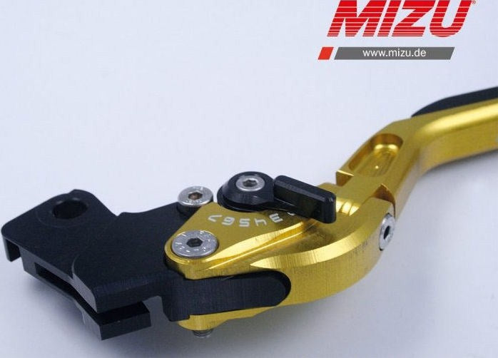 Mizu クラッチレバー ABE認可品 ゴールド | 309G2854004