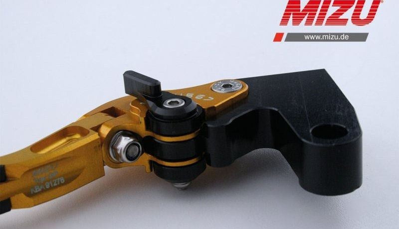 Mizu クラッチレバー ABE認可品 ゴールド | 309G2917505
