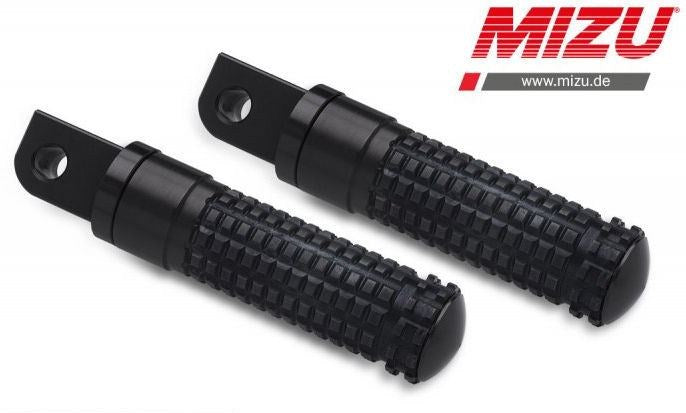 Mizu レーシング パッセンジャーフットペグ ABE認可品 ブラック/ブラック | 409SS1120035