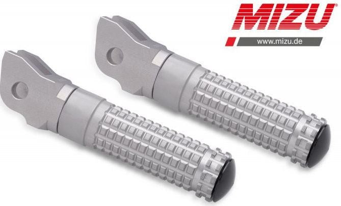 Mizu レーシングフットペグ ABE認可品 シルバー/シルバー | 409TT1110003