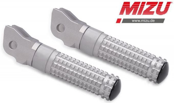 Mizu レーシングフットペグ ABE認可品 シルバー/シルバー | 409TT1110009