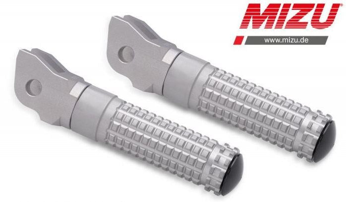 Mizu レーシングフットペグ ABE認可品 シルバー/シルバー | 409TT1110012