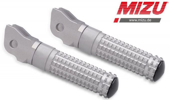 Mizu レーシングフットペグ ABE認可品 シルバー/シルバー | 409TT1110015