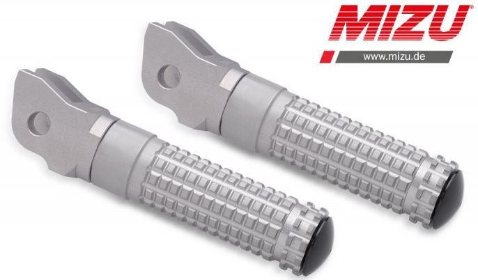 Mizu レーシングフットペグ ABE認可品 シルバー/シルバー | 409TT1110016