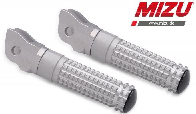 Mizu レーシングフットペグ ABE認可品 シルバー/シルバー | 409TT1110026