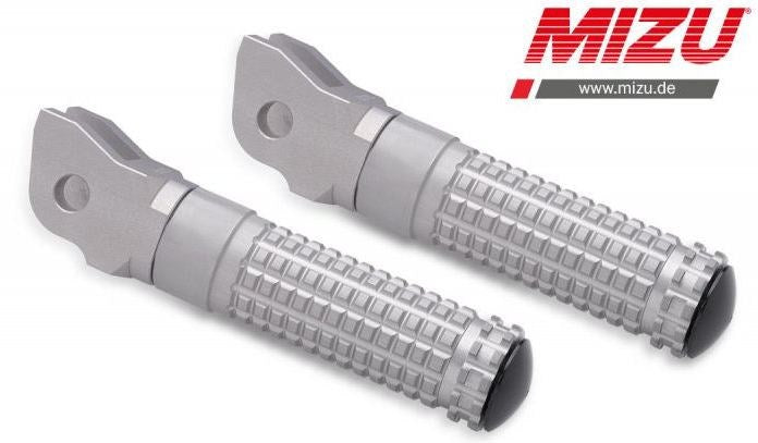 Mizu レーシングフットペグ ABE認可品 シルバー/シルバー | 409TT1110033