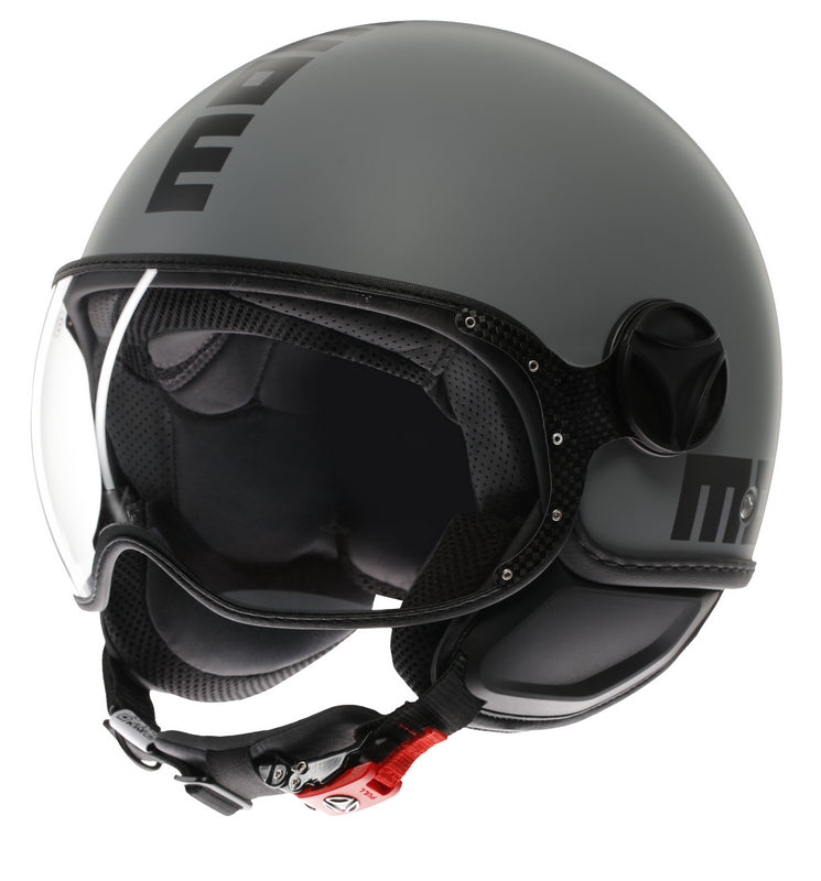 MOMO DESIGN / モモ デザイン ヘルメット FGTR CLASSIC 欧州E2206認証  モノマット グレー/ブラック | 21184A7001002
