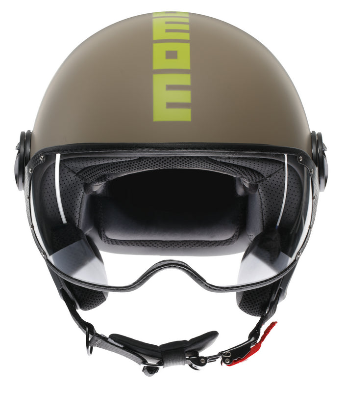 MOMO DESIGN / モモ デザイン ヘルメット FGTR CLASSIC 欧州E2206認証  モノマット サンド/ライム | 21184A7001005