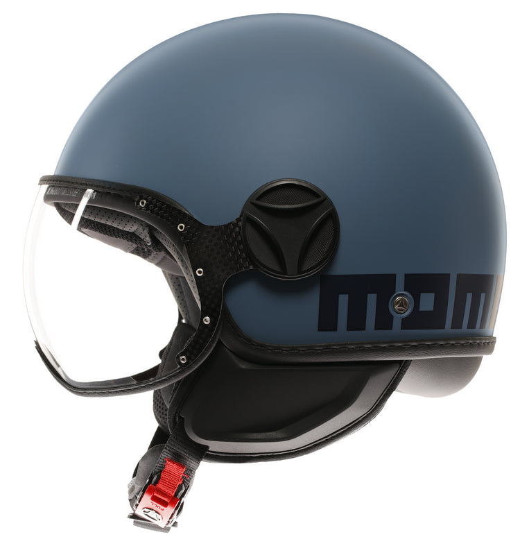 MOMO DESIGN / モモ デザイン ヘルメット FGTR CLASSIC 欧州E2206認証  モノマット ダスティ ブルー/ブルー | 21184A7001006