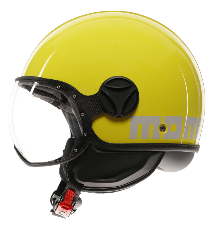 MOMO DESIGN / モモ デザイン ヘルメット FGTR CLASSIC 欧州E2206認証  CANDY イエロー/ホワイト | 21184A7001007