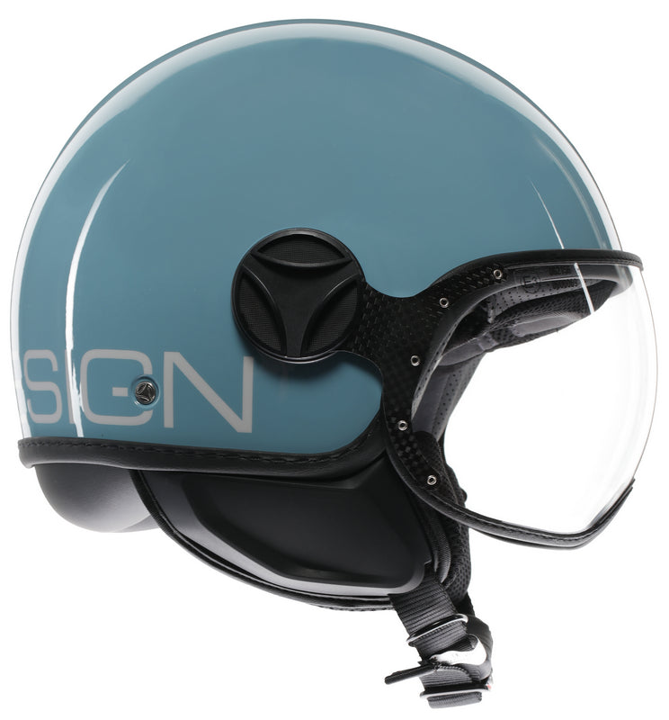 MOMO DESIGN / モモ デザイン ヘルメット FGTR CLASSIC 欧州E2206認証  CANDY SKY ブルー/ホワイト | 21184A7001008