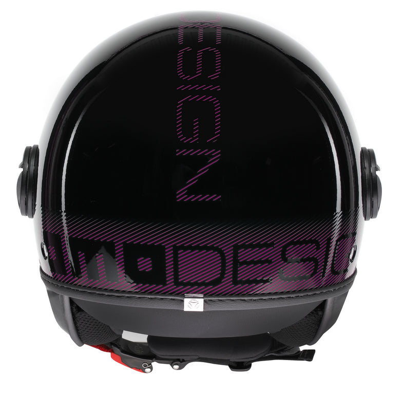 MOMO DESIGN / モモ デザイン ヘルメット FGTR CLASSIC 欧州E2206認証  STRIPES ブラック/FUCSIA | 21184A7001011