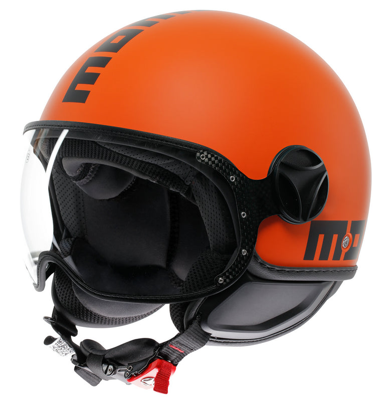 MOMO DESIGN / モモ デザイン ヘルメット FGTR CLASSIC 欧州E2206認証  モノマット オレンジ/ブラック | 21184A7001018