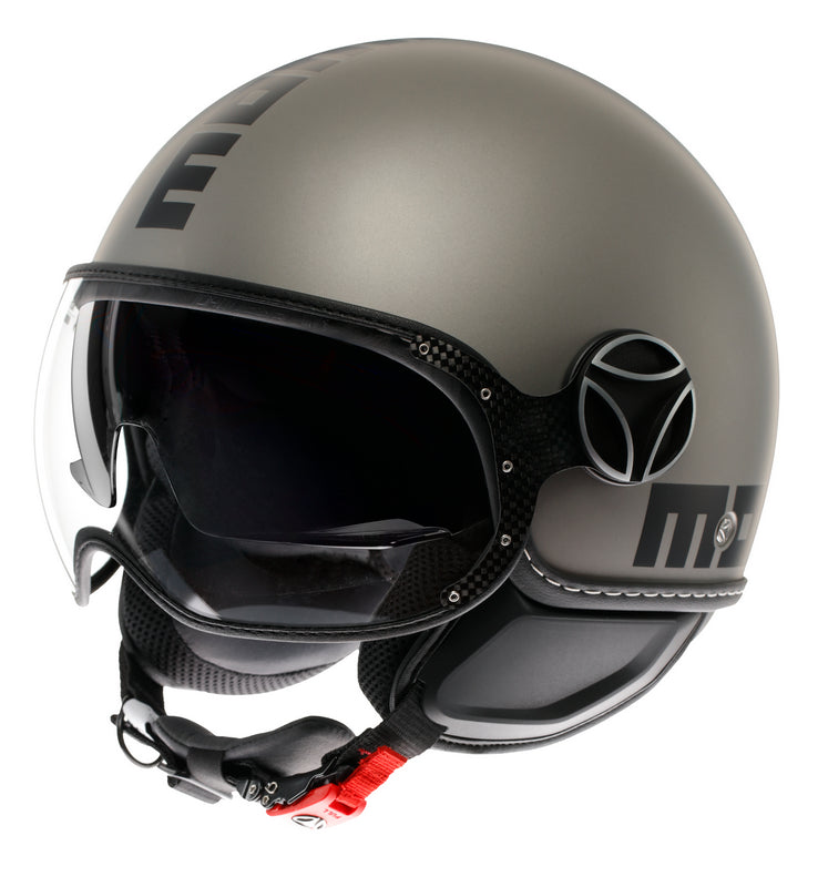 MOMO DESIGN / モモ デザイン ヘルメット FGTR EVO 欧州E2206認証  モノマット チタニウム FROST/ブラック | 21184A8006004