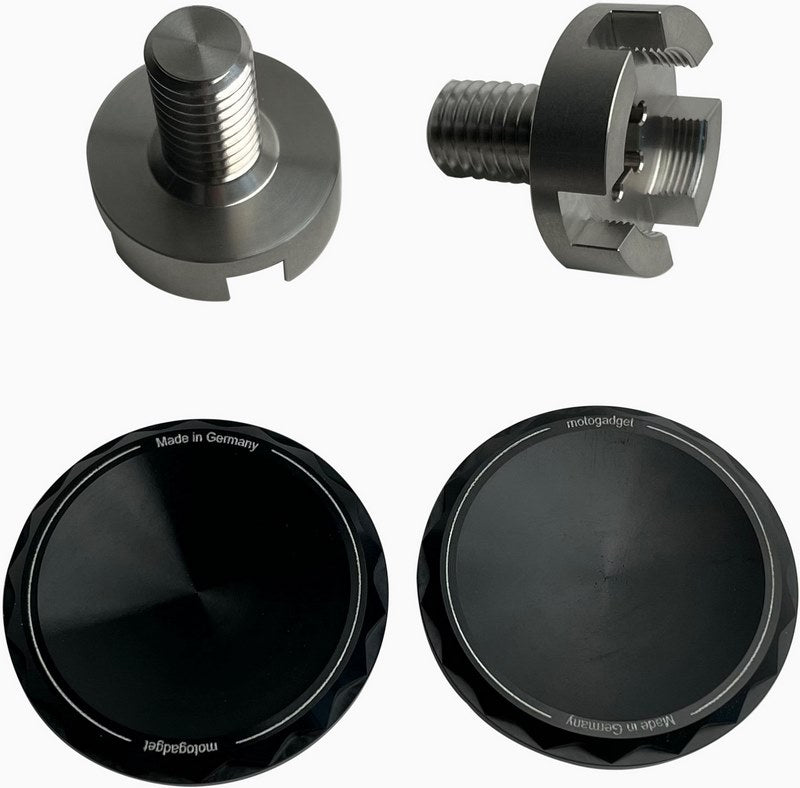 Motogadget / モトガジェット バーアダプター BMW M10 キャップ (2個入り バーエクステンション) ブラック | 7001064