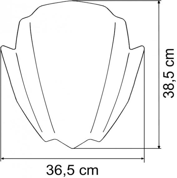MRA / エムアールエー RACING-SCREEN FOR NAKED BIKE レーシングスクリーン ネイキッドバイク RNB 全年式 | 4025066120659