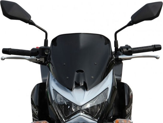 MRA / エムアールエー スポイラーウインドシールド S －ブラック－ for Kawasaki Z 800 (13-) | 4025066140466