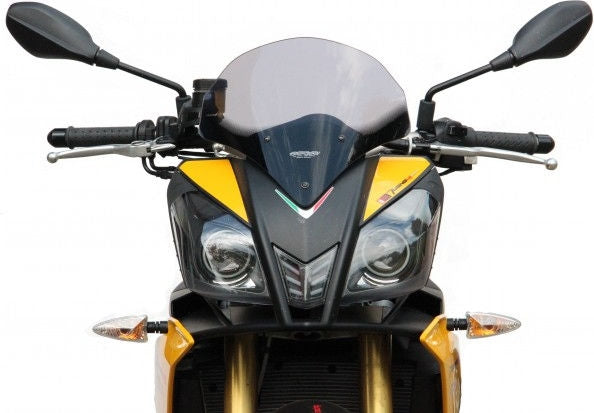 MRA / エムアールエー スポーツスクリーン SPM －ブラック－ for Aprilia TUONO V4R (11-) | 4025066143429