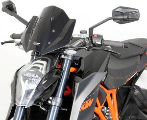 MRA / エムアールエー KTM Super Duke 1290 レーシングスクリーン NRM ブラック | 4025066146437