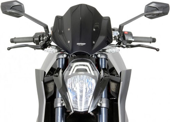 MRA / エムアールエー KTM Super Duke 1290 レーシングスクリーン NRM ブラック | 4025066146437