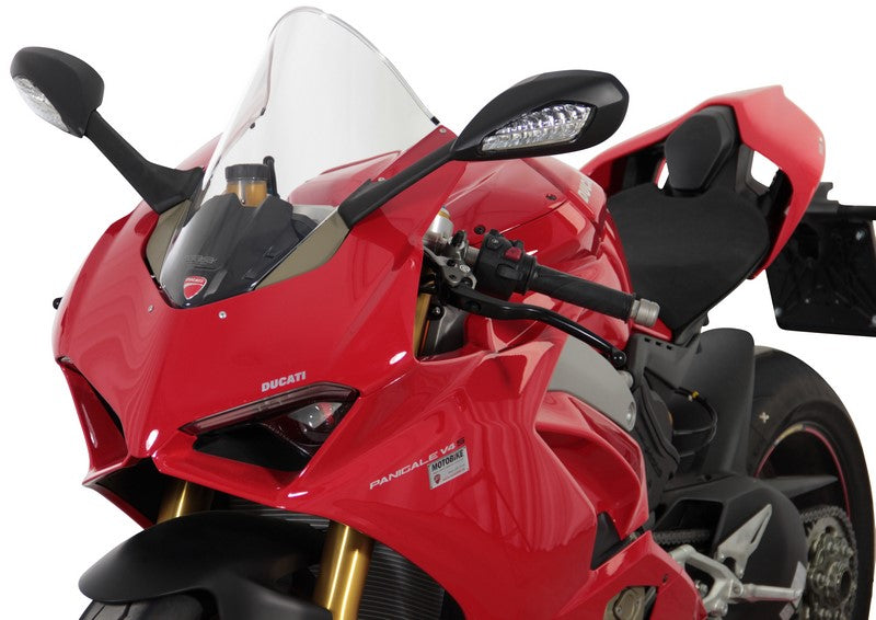 MRA / エムアールエー  PANIGALE V4 /S 18-19 V2 - レーシング ウインドスクリーン R 2018-2019 クリア | 4025066164981