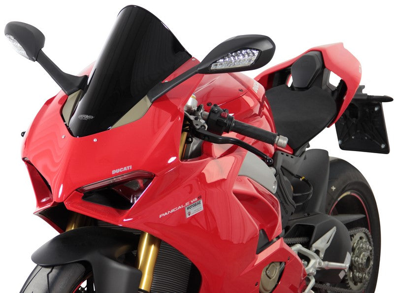 MRA / エムアールエー  PANIGALE V4 /S 18-19 V2 - レーシング ウインドスクリーン R 2018-2019 ブラック | 4025066165001