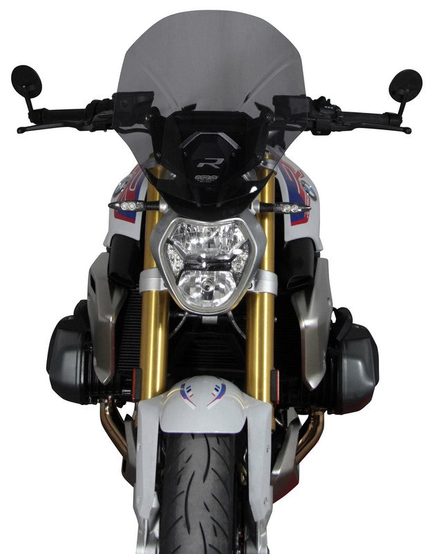 MRA / エムアールエー  R 1250 R (F. HALTER WINDSH. SPORT) - ツーリング ウインドシールド TM 2019- スモークグレー | 4025066167111