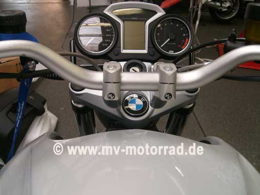 MV Motorrad / エムブイ　モトラッド The Tube Style Superbike Handlebar Adapter for BMW F800GT incl. brake line adapter - 90028F