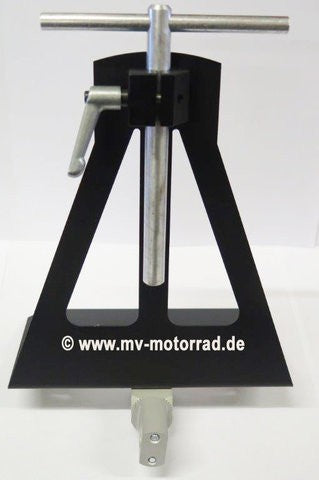 MV Motorrad / エムブイ　モトラッド Luggage Rack for Passenger's Footrest for Solodrivers - Aluminum  in new Design - 905316alu